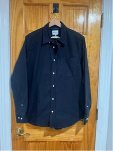 Camicia Uomo Norse Projects Tela Navy Anton Twill Chiaro Cotone con Bottoni - Foto 1 di 6