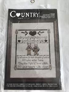 Janlynn COUNTRY HOME Counted Cross Stitch Kit #40-40 SEALED - Picture 1 of 4