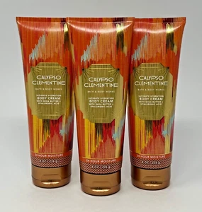 3 BATH & BODY WORKS CALYPSO CLEMENTINE ULTIMATE HYDRATION CREAM LOTION NEROLI - Picture 1 of 5