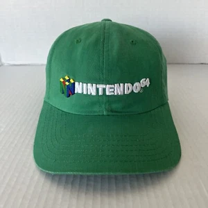 Vintage Nintendo 64 N64 90s FUNTASTIC Green Promotional Hat Nintendo Power Gamer - Picture 1 of 16