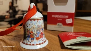 Neue Porzelan Weihnachtsglocken Hutschenreuther 2023 originalverpackt ungeöffnet - Bild 1 von 8