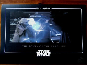 STAR WARS THE POWER OF THE DARK SIDE LITHOGRAPHIE 21X30CM REVENGE OF THE SITH - Bild 1 von 1
