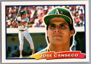 1988 Topps BIG Jose Canseco #13 - Oakland Athletics - Picture 1 of 2