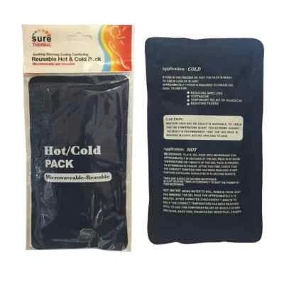 SURE THERMAL REUSABLE HOT HEAT & COLD COOL GEL FIRST AID MICROWAVE/FREEZE PACK