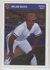 1992 Herald-Sun Durham Bulls Melvin Nieves #21 Rookie RC