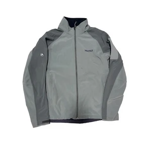 Marmot Jacket Men XL Grey Softshell Full Zip Zipped Pockets Outdoors Coat Adult - Picture 1 of 7