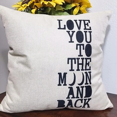 Farmhouse Style Pillow Cover - Image 1 of 3