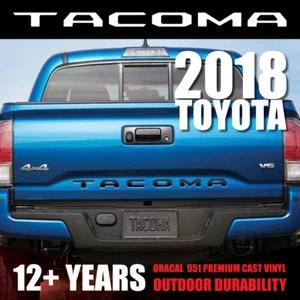 (Gloss Black) Vinyl Decals Tailgate Letters Stickers fit for TACOMA 2014 - 2023 - Picture 1 of 2