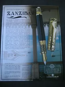 Zanzibar. Publicité Plume Stylo Edition Exclusive - Bild 1 von 2