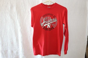 Vintage University Of Nebraska Huskers Long Sleeve T-Shirt, NU 1869 - Picture 1 of 2