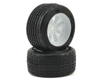 Protoform Vintage Racing Pre-Mounted Rear Tire (2) (31mm) (White) [PRM10139-17] - Image 1 of 3