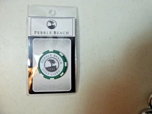 PEACH BEACH Logo (Green) Poker Chip - NEW - Picture 1 of 2