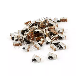 55pcs 3 pines pcb montaje mini interruptor deslizante horizontal 2 posicion spdt - Imagen 1 de 1