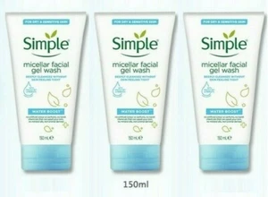 Lavado en gel facial micelar simple 150 ml x 3 - Imagen 1 de 5