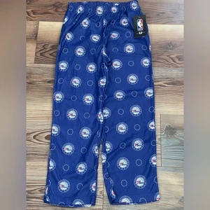 New S (8) NBA 76er's Kids Pajamas - Blue 610 - Picture 1 of 7
