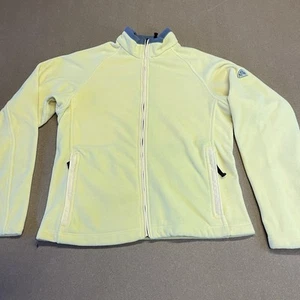 Nike ACG Fleece Jacket Youth Large 12-14 2 Yellow Swoosh Logo Therma Fit Kids - Picture 1 of 14