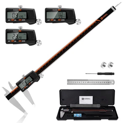 DSDADSADAS Digital Caliper 12 Inch,HARDELL Caliper Measuring Tool with Large LCD Screen,Ele
