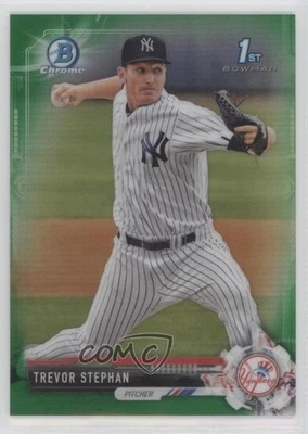 2017 Bowman Draft Chrome Green Refractor /99 Trevor Stephan #BDC-167 - Image 1 of 2