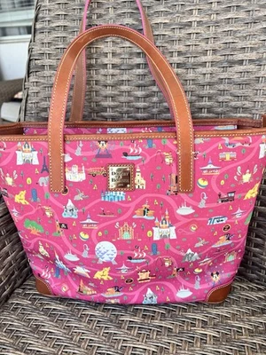 2020 Disney Dooney & Bourke Park Life Pink Tote - Image 1 of 4