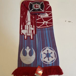Star Wars Night Chicago Fire FC New Deadstock MLS Soccer Scarf New with Tag - Picture 1 of 7