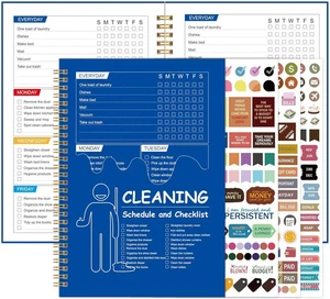 ADHD Cleaning Planner, Cleaning Schedule and Checklist, Undated Daily and Weekly - Picture 1 of 5