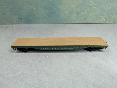 USED Tyco HO Scale Flat Car ATSF #90806 - Image 1 of 4