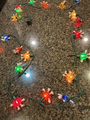 Cadena de luces vintage de personajes de caramelo M&M años 90, 20 luces - FUNCIONA Foto 1 de 4