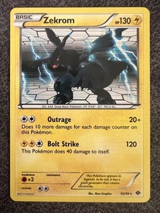 Zekrom 50/99 Holo Rare Pokemon Card Near Mint - Picture 1 of 2
