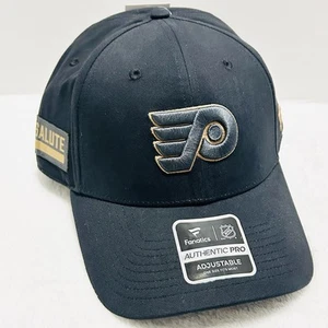 Fanatics Philadelphia Flyers Military Authentic Hat Cap Adjustable Black NHL - Picture 1 of 6