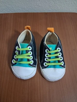 Baby Gear Sneakers Infant Boys Shoes Size 0-3 Months Blue Casual - Image 1 of 3