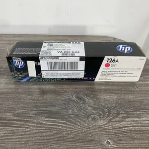 Genuine HP 126A Magenta Toner Cartridge CE313A OEM **open Box - Afbeelding 1 van 6