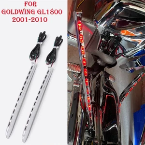 Chrome LED Running Fairing Lights Fit For Honda Goldwing 1800 GL1800 2001-2010 - Picture 1 of 7