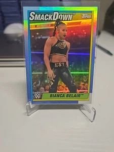 2021 Topps WWE Bianca Belair refractor - Picture 1 of 2