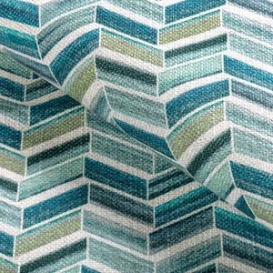 Kravet Herringbone Chevron Print Fabric- Somersault / Splash (516) 2.15 yds - Picture 1 of 3