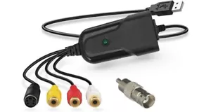 Premium RCA BNC S-Video To USB Recorder Adapter No Driver Installation Needed - Picture 1 of 7