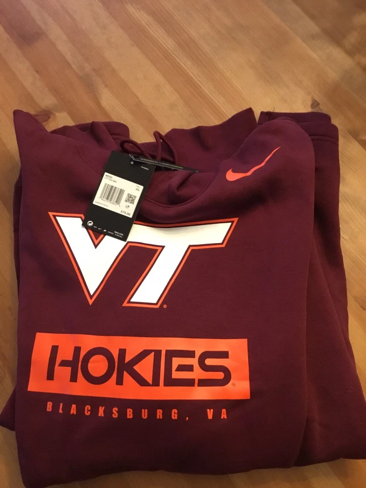 mens Large nike Oregon ducks Club logo mascot retro Fleece hoodie FTBL