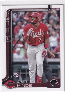 2025 Topps MLB Baseball Series 1 No. 217 Rece Hinds Rookie Reds - Picture 1 of 2