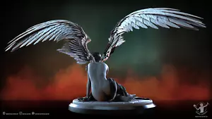 Statua casting rituale Maria Angelica stampa 3D non dipinta non assemblata - Foto 1 di 12