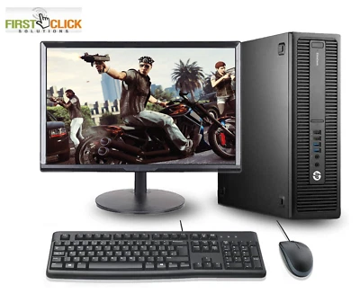 FAST COMPUTER PC i5 6th Gen DESKTOP TOWER PC SET 16GB WINDOWS 11 SSD & HDD - Image 1 of 4