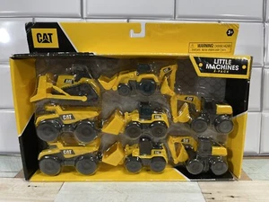 8 Pack CAT Caterpillar Little Machine Toys Bulldozer, Dump Truck, & More!! - Picture 1 of 4