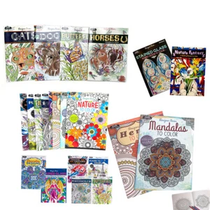 4 Pack Adult Mandala Coloring Book Stress Relieving Style Patterns Relaxation - Picture 1 of 1