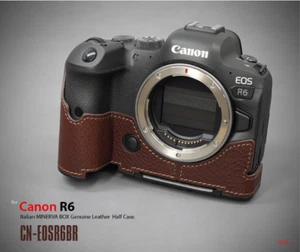 Camera case box protection leather handmade suitable for Canon EOS R6 Ⅱ R5 R6 - Picture 1 of 16