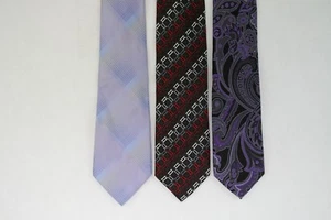 Men's Group Of Croft & Barrow classic Width Ties set of 3 Silk Ties - Lot # 24 - Picture 1 of 3