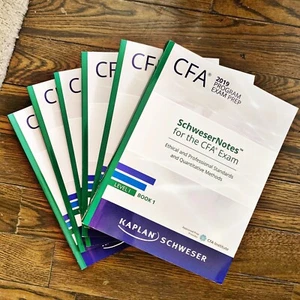 Kaplan Schweser Level 1 CFA Program Exam Prep 2019 + Practice Exams Full Set - Picture 1 of 7