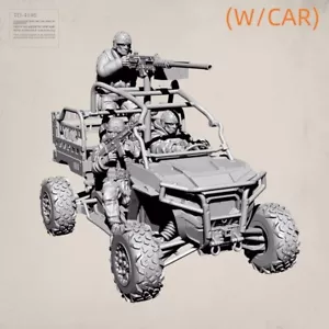 1:35 50mm Resin Figur Modell Modern US Soldat 3-Mann mit Auto ungebaut unbemalt - Bild 1 von 5