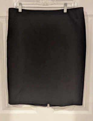 Falda Lápiz United Colors of Benetton Negra Talla EU 47 Clásica Oficina Grapa Foto 1 de 4