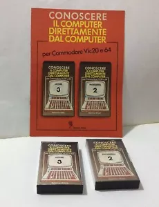 Rivista Conoscere Il Computer Per Commodore Vic 20 E 64 + 2 Cassette Lez. 3 - Foto 1 di 2