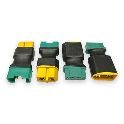 VUNIVERSUM ✅ 2+2 Adapter Set XT60 auf MPX Stecker Buchse Male Female 2Pin Lipo Akku RC 60A
