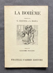 Libretto d'Opera G.Giacosa L.Illica LA BOHEME Fratelli Fabbri Editori G.Puccini - Bild 1 von 3