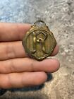 Vintage LETTER “R” WATCH FOB Brass Initial R Early Vintage